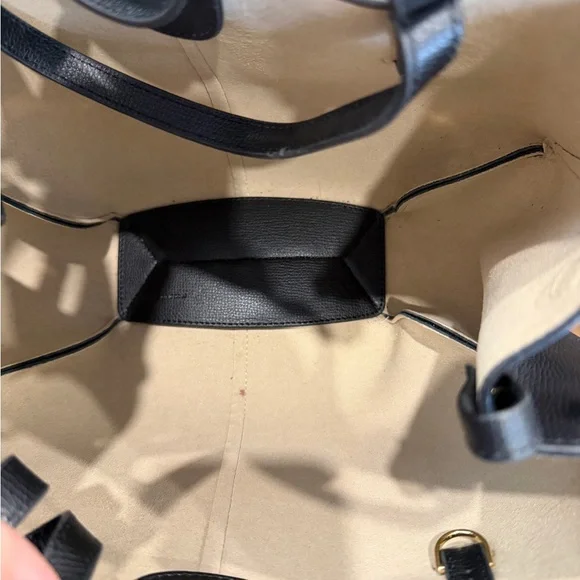 Polène Black Leather Shoulder Bag - Picture 5 of 9